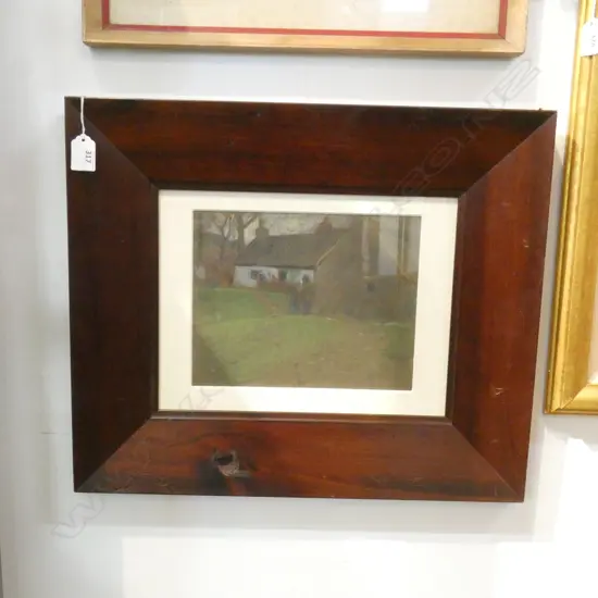 JOHN WEEKS PASTEL 'SCOTTISH FARM HOUSE' 190x240mm...