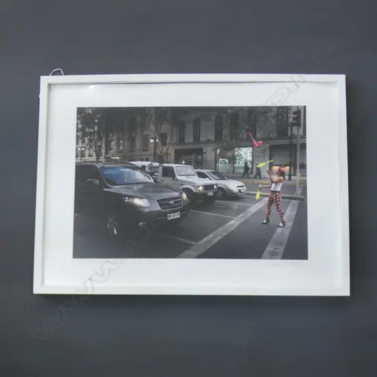 BRUCE FOSTER - SIGNED PHOTO PRINT IN FRAME (2013) FROM HIS BOOK