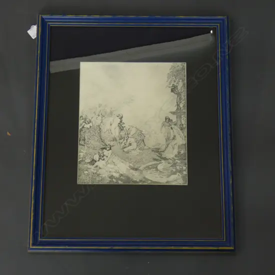 NORMAN LINDSAY LTD. ED. PRINT SYDNEY 1924 280x240mm 132 of 500 ed.