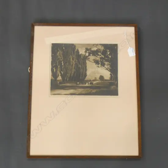 GEORGE CHANCE B&W VINTAGE PHOTO 'SUMMER DAY, SOUTH CANTERBURY