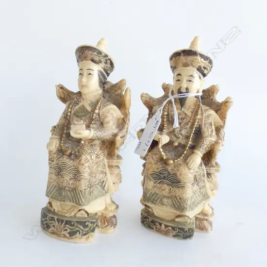 PR ORIENTAL RESIN SEATED FIGURES H.150mm