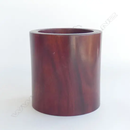CHINESE ROSEWOOD BRUSH POT H.160mm