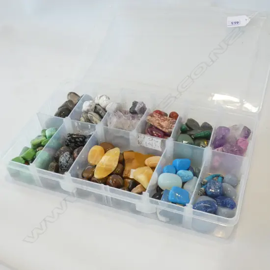 TRAY OF ASST. POLISHED STONES