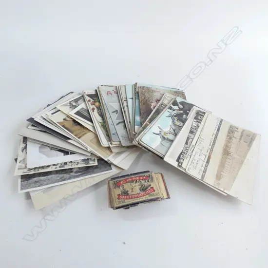 BAG OLD POSTCARDS ETC..