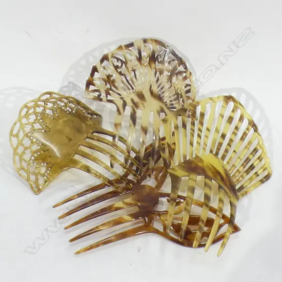 4 ASST LG VINTAGE COMBS