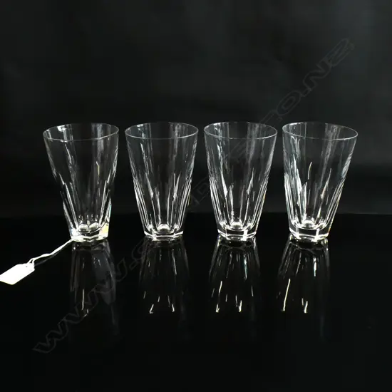 4 High Ball Waterford Sheila Glasses