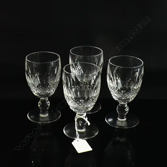 4 WATERFORD 'COLLEEN' GLASSES H.110mm
