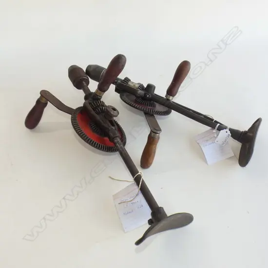 2 ANTIQUE HAND DRILLS...