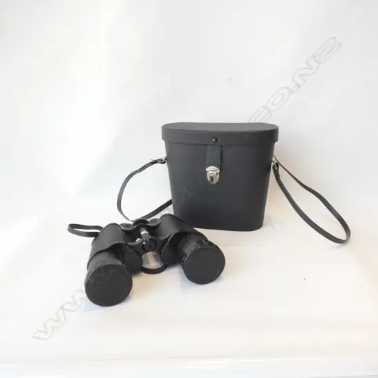 CASED BINOCULARS