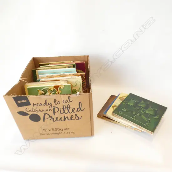 BOX ASST ART NOUVEAU TILES 155MM