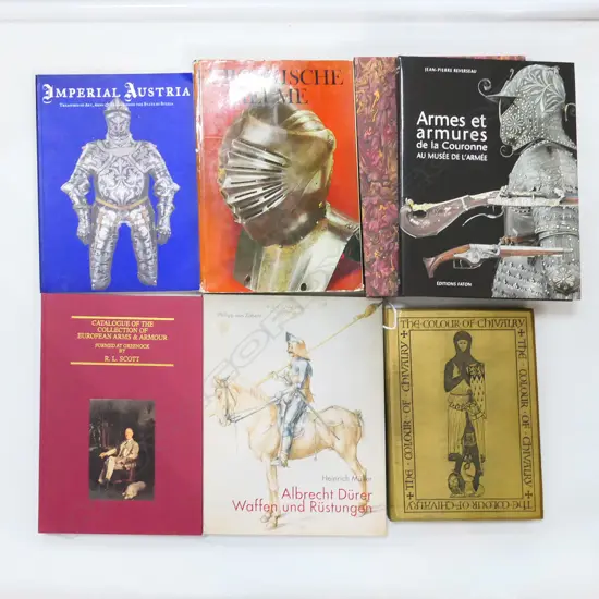 SIX BOOKS/CATALOGUES ON ANTIQUE ARMS & ARMOUR