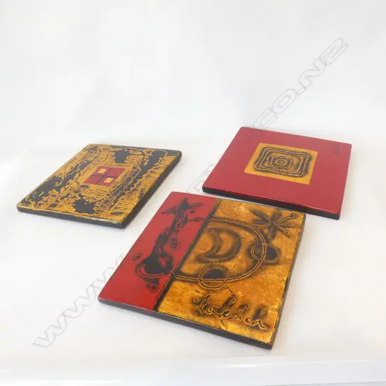 3 LACQUER LUBICH PRINTS SQ 200MM