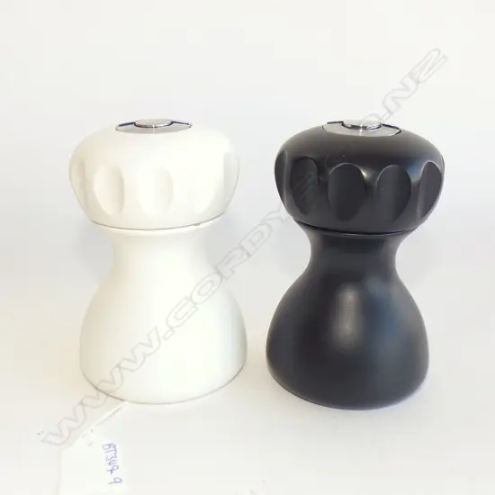 P. ALESSI BY MARC NEWSON (1999) SALT & PEPPER GRINDERS