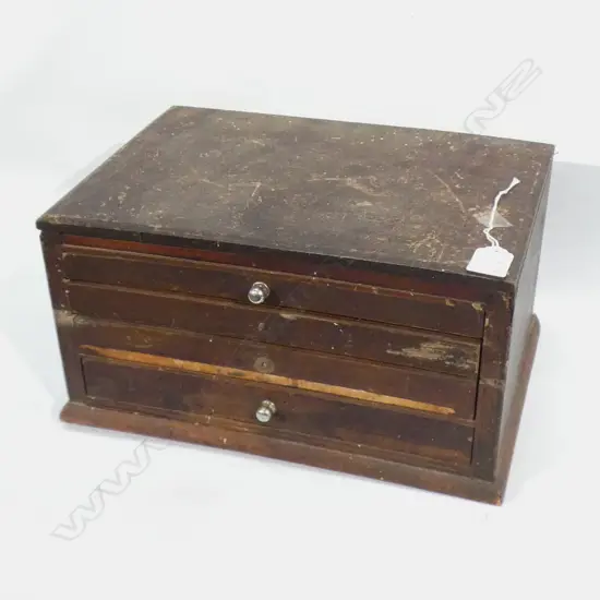 OLD COLLECTOR'S CHEST 3 DRAWER A.F