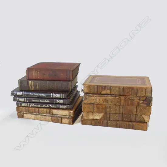 BOX LOT ANTIQUE BOOKS