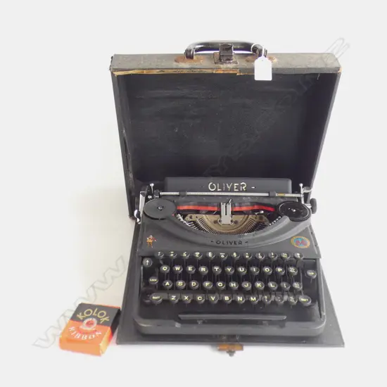 ANTIQUE CASED TYPEWRITER