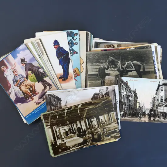 COLLECTION VINTAGE POSTCARDS c.1900