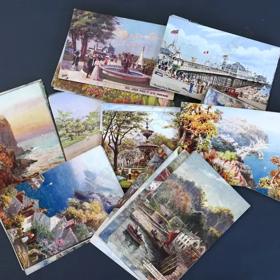 COLLECTION ASST. OILETTE POSTCARDS c.1900