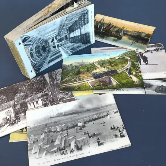 ASST. ANTIQUE FRENCH & ITALIAN POSTCARDS c.1900