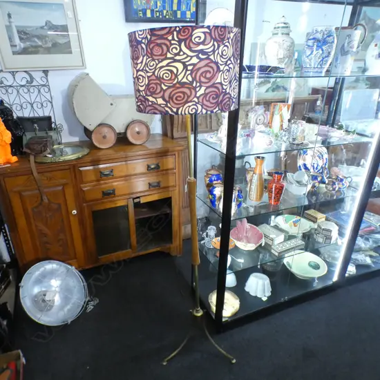 RETRO FLOOR LAMP H1.58M WITH SHADE-WORKING