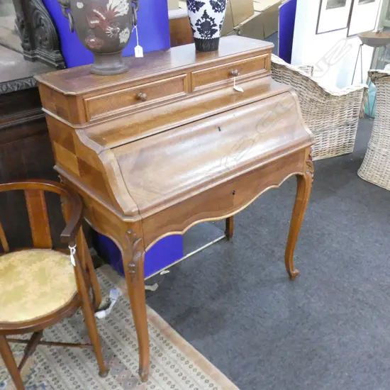FRENCH CABRIOLE LEG WRITING DESK