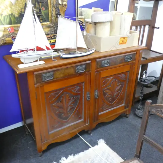 COLONIAL KAURI DRESSER BASE CARVED