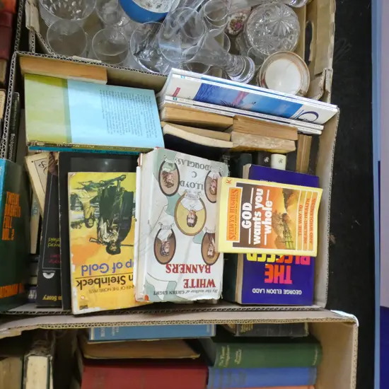 BOX LOT VINTAGE BOOKS; RELIGION ex Highwic House the vendor is great great grandson of the first owner of Highwic