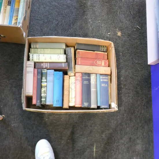 BOX LOT VINTAGE BOOKS ex Highwic House the vendor is great great grandson of the first owner of Highwic