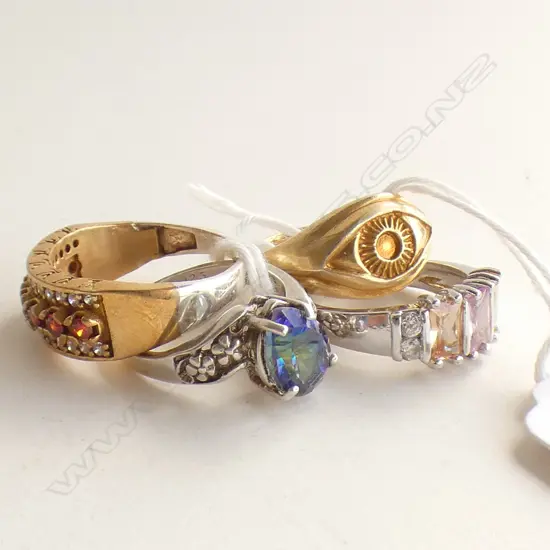 4 925 STG COSTUME RINGS