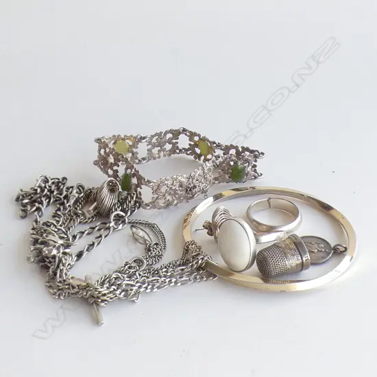 ASST. STG SILVER JEWELLERY 97 GRAMS