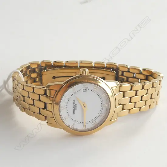 RAYMOND WEIL 18CT GOLD PLATED WRIST WATCH
