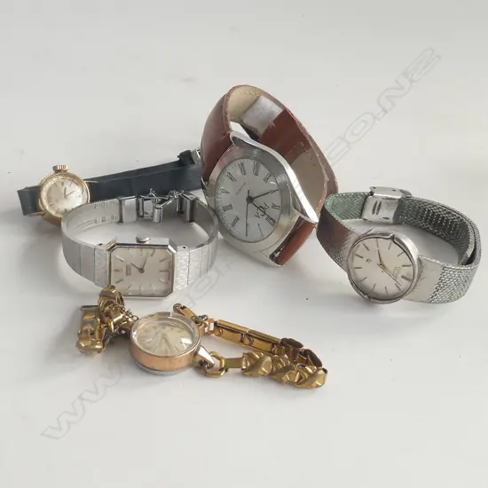ASSTD WRIST WATCHES (ONE GOLD PLATED)