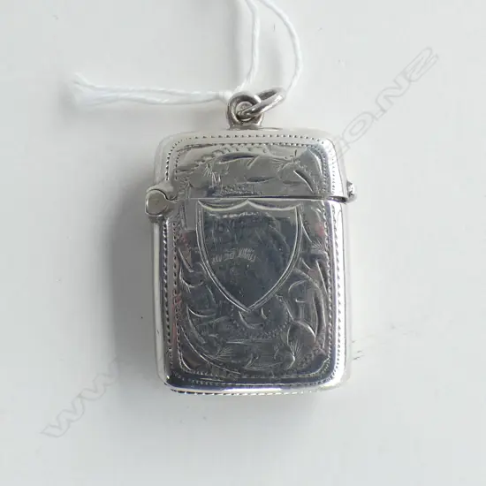 SILVER VESTA CASE CHESTER 1901 16gm