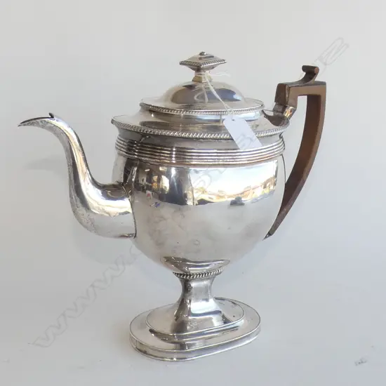 OLD SHEFFIELD PLATE TEA POT H.270mm