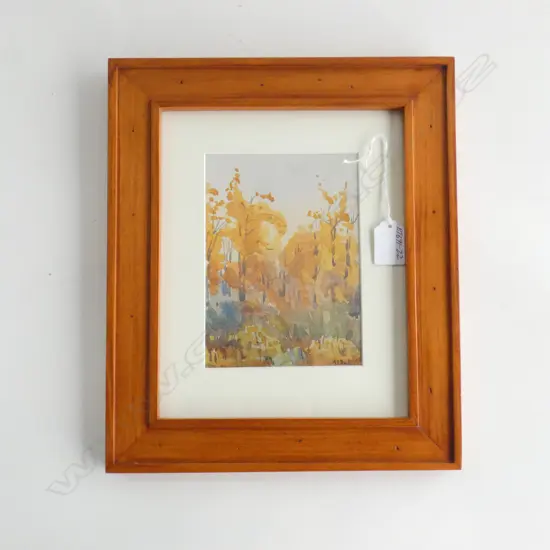 WH BUCK CANADIAN MAPLES WATERCOLOUR 165x120mm 