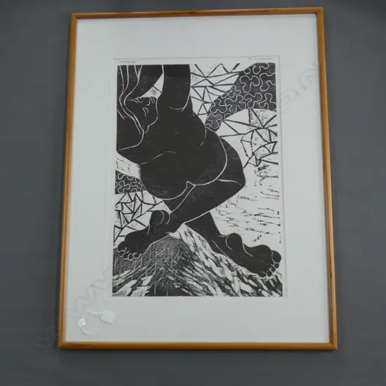 MARY FOREMAN WOODCUT 1V 2/20 550x400mm