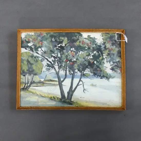 MARK VENABLES ACRYLIC COATAL POHUTAKAWA 295x400mm