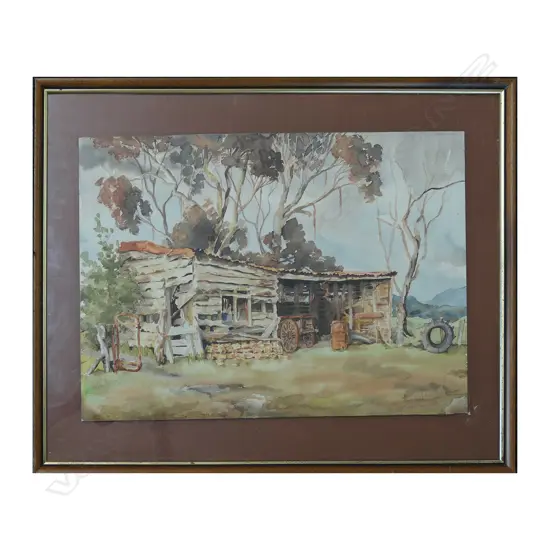 KAY WALSH W/C OLD FARM SHED 380x550mm