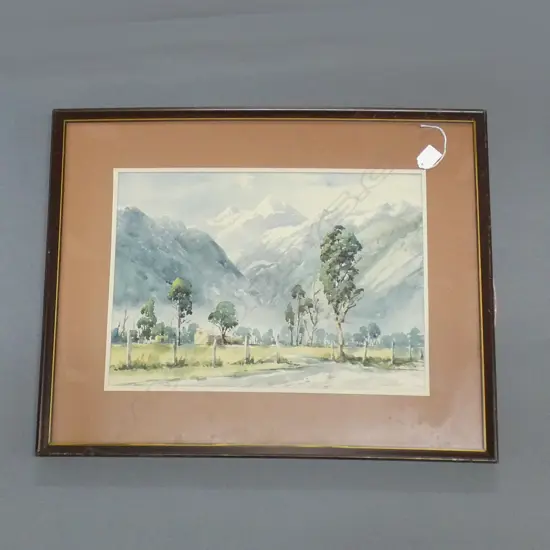 ASTON GREATHEAD W/C SOUTHERN ALPS FROM FOX FLAT WESLAND