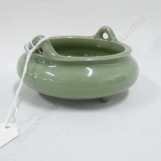 CHINESE CELADON INCENSE BURNER DIA 110MM