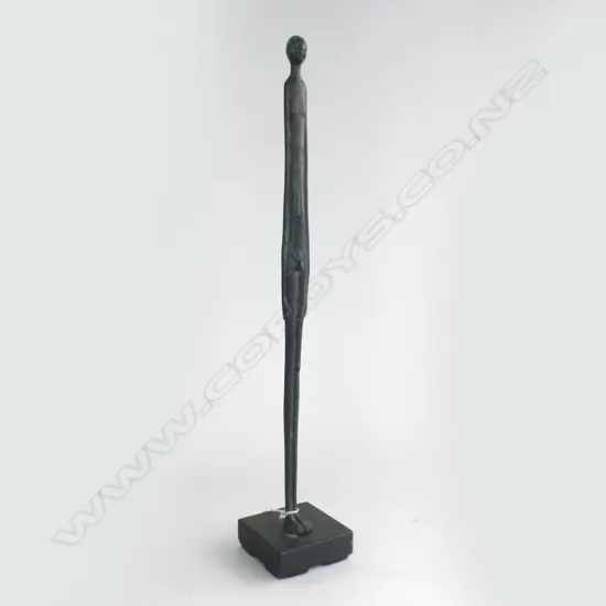 ELONGATED BRONZE BOY SCULPTURE H.580mm