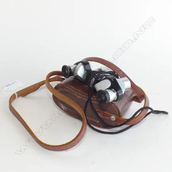 PR ZENITH 6.5'' FIELD BINOCULARS, CASED 