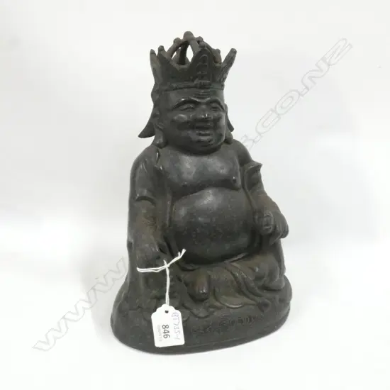 CAST IRON BUDDHA 180 x 230mm