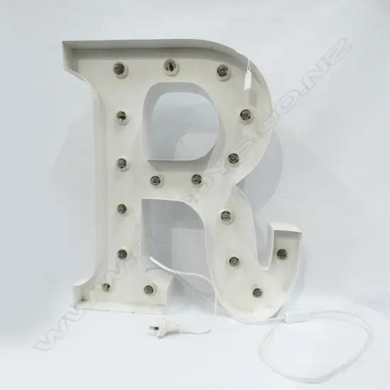 MARQUEE LETTER LIGHT 'R' H.610mm