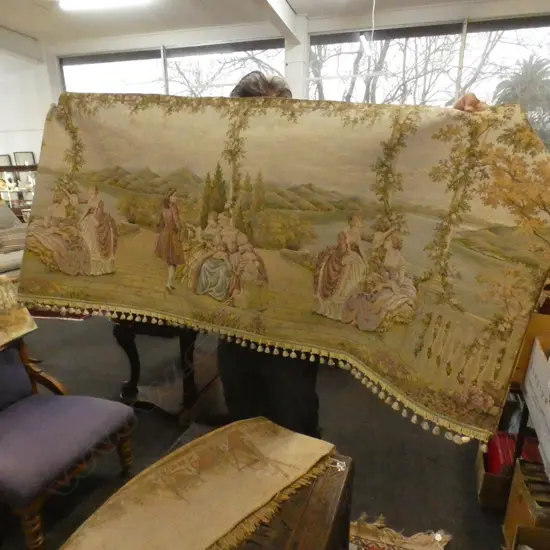 VINTAGE PERIOD SCENE TAPESTRY 700 X 1800MM