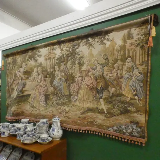 LG VINTAGE PERIOD SCENE TAPESTRY 1000 X 1960MM