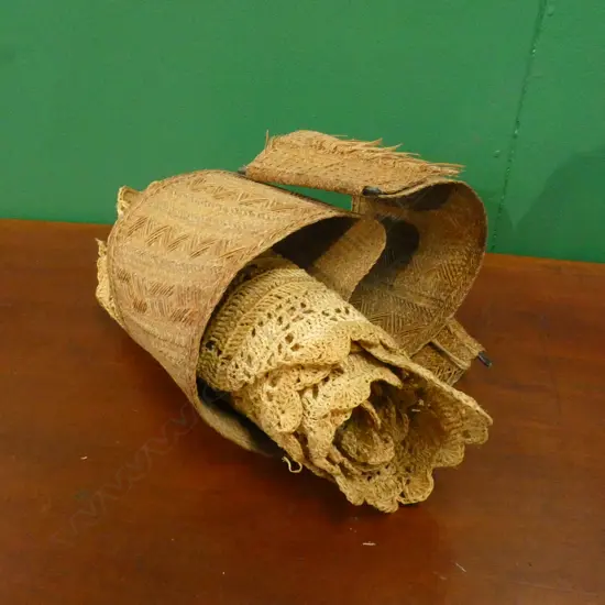 MT HAGEN PNG WOVEN BELT + NATURAL FIBRE PANEL 