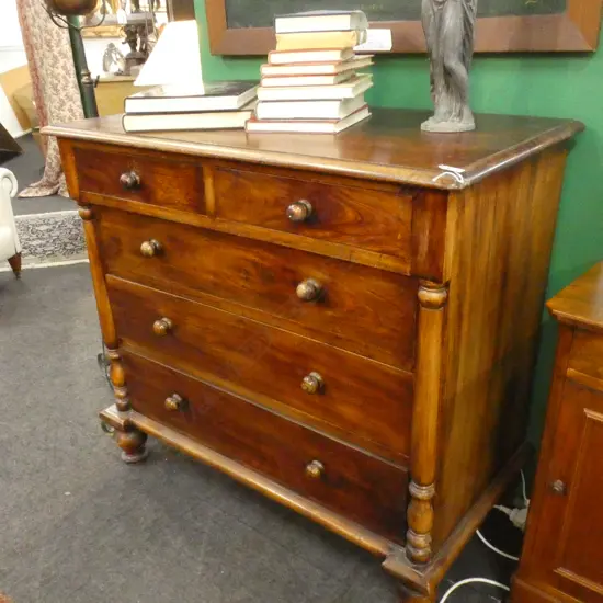 REPRO TEAK CHEST OF DRAWERS 1110x560x1000mm