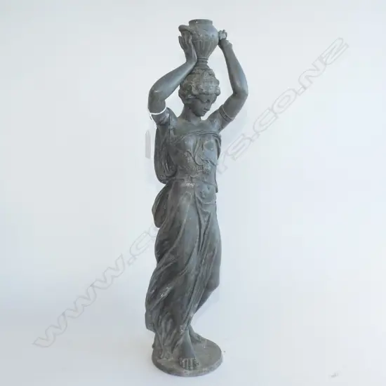 CLASSICAL SPELTER FIGURE AF REPAIRS H.460mm