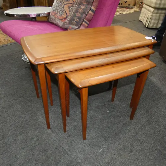 3 JON JANSEN NESTING TABLES 685x380mm